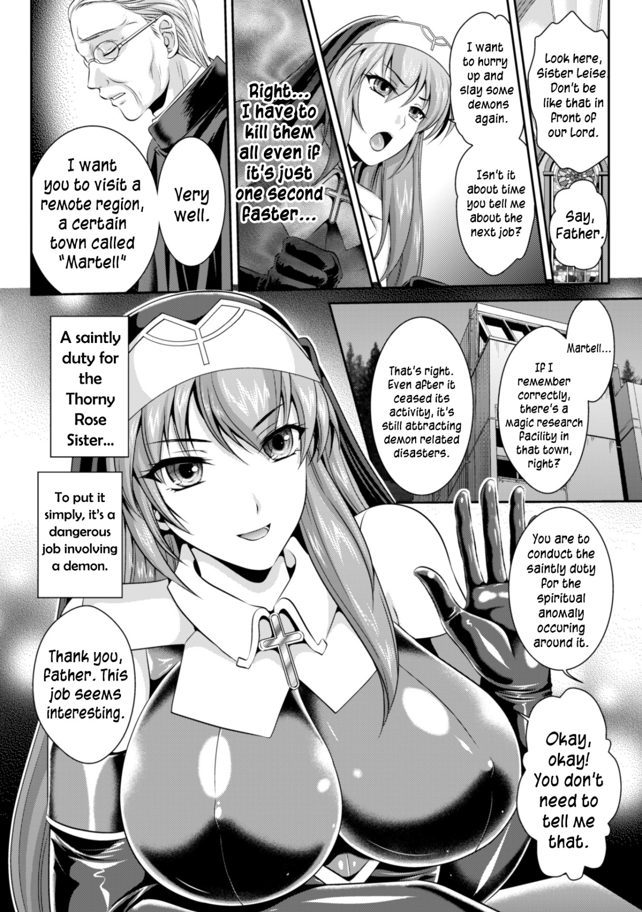 Hentai Manga Comic-Liese's destiny: Punishment Of Lust On The Slime Prison Ch.1-3-Read-12